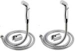Bathonix Flora-2 Health Faucet (Abs) With 1.5Mtr Flexible Ss Tube And Wall Hook - (Pack Of 2 ) Health Faucet (Wall Mount Installation Type)
