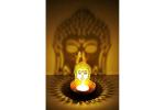 Wacky Shadow Buddha Tealight Candle Holder