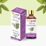 GO WOO Clary Sage Essential Oil (France) 100% Pure Undiluted Therapeutic Grade for Skin 30ML
