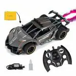 VikriDA Spray Runner RC car 1/12 Scale RC Car Toys 2.4 GHz Spray Racing Car with Rear Fog Stream