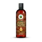 BEST HERBAL Cold Pressed Almond Oil for Soft & Shiny Hair, Glowing Skin, Hair Damage Protection, Pure Roghan Badam Oil(Tail) for Baby Massage - 100ml