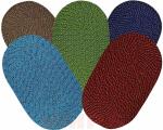 CWK Cotton Door mats for Home Set of 5 (Multicolor, 11X17 inch) CWK-DM-2