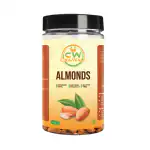 CRA WALL 100% Organic Almond: Gluten-free, Nutrient-rich Superfood With Abundant Health Benefits- 250 GM