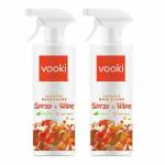 Vooki Ecofriendly Hard Stains Spray and Wipe for Toughest House Hold Stains 500 Ml - (Pack of 2)