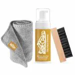 Herbal Home Shoe Care Natural Solution Foam Cleaner 100 ml And Brush, Microfiber Cloth ,Shoe Cleaner Kit For Sneaker,Sports Shoe Cleaner Foam Spray