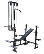 Dream Fit 20in1 Gym Bench for Home Workout - Multipurpose Exercise Bench for bench press, dumbbell press, sit ups, crunches, barbell press, abdominal workouts and many more