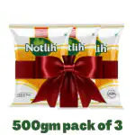 Notlih 1.5Kg Turmeric Powder | Haldi Powder (Pack of 3 - 500g Each)
