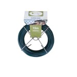 GARDEN KING 15m X 2mm Steel Plant Twist Tie Training Support Green Wire for Garden and Nursery