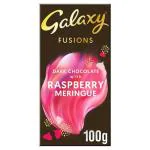 Galaxy Fusions Rasberry Meringue Dark Chocolate, 75 Gm