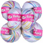 M.G Enterprise Wool Yarn, Premium veininco Icey Magenta Pack of 10 pc 25 gm each