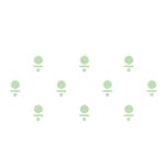 Comet Busters Glow In The Dark Traditional Bindi (BIN1040) Pack of 1