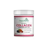 Simply Herbal Plant-Based Collagen Powder Natural Peptide Builder Supplement Drink With Vitamin C, Silica, & Biotin for Skin, Hair, Nail Health Promote Bone Joint Function for Men & Women, 150 GM