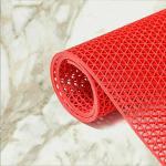 Dry Fab Doormate Anti Skid & Multi Purpose Rubber mat 2x3 feet|Mat for Floor|(Red,4 x 8 Feet)