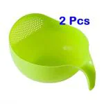VENIK Rice Fruits Vegetable Noodles Pasta Washing Bowl / Rice Bowl/ Washing Bowl (PACK OF 2 )