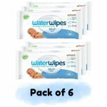 WaterWipes - BioDegradable , 60 Wipes, Pack of 6