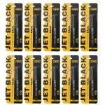 OCTAVIA BEAUTY Jet Black Eye Kajal for Women Smudge-Proof & Long Lasting | Yellow Packet | Black Kajal | Pack of 10