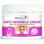 She Essentials Anti-Wrinkle Cream for Men/Women| Reduce Wrinkles, fine lines | 50g Pack of 1