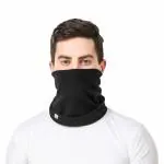 Riderscart Unisex Neck Gaiter Snood Face Mask Reusable, Cloth Face Masks Bandana Balaclava Cover Scarf Shield Sun Hood Tactical Light weight, Running, Riding for Men & Women (Black)