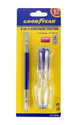 Goodyear Voltage Tester, Voltage Tester Pen, Voltage Tester Detector, Voltage Tester Screwdriver (2-in-1)