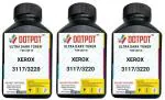 Dotpot Toner Powder for use in Xerox 3117/3220 Printer Cartridge Pack of 3