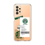 Emble Starbucks Designer Printed Silicone Case For Samsung Galaxy A13 4G ( TPU | Soft ,Samsung Galaxy A13 4G | Multicolor )