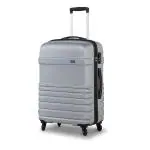 Verage Tokyo Medium Check In Grey Trolley 4 Wheels Hard Suitcase Spinner Luggage 69 cm