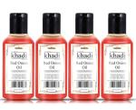 SWADESHI KHADI HERBAL Red Onion Hair Oil (Pack of 4) (400 ml