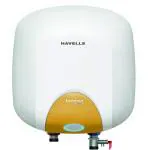 Havells Instanio Prime 15 Litre Storage Water Heater| Color Changing LED Ring Indicator, Feroglas Coated Tank| Warra: 5 Year on Tank, Protective Anode Rod, Heavy Duty Heating Element | (White Mustard