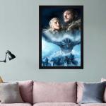 Chaque Decor Game Of Thrones Texture Paper Framed Art Print 19.25 Inches X 13.25 Inches,Perfect for Home Decor, For Living Room, Bed room, Office, Hotel,wall decoration