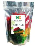 Nature's Bridge Tutti Frutti | Fresh Cherry | Tutti Frutti for Cakes, Cookies, Sweets - 400 gm