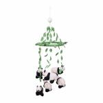 MAANAV ETHANICITY Baby Mobile Animal Nursery Wild Animals Decoration, Wild Animals Mobile Kids Toys Jungle Wild Animal Toys Figure Playing Set for Babies DIY Hanging (PANDA FAMILY SAFARI)