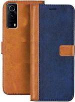 Clickaway Multicolor Faux Leather Back Case Cover For Iq 00 Z3 5G
