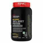 GNC AMP Gold Series 100% Whey Protein Advanced | Lean Muscle Gains | Advanced Fitness Performance | Formulated In USA | 24g Protein | 5.5g BCAA | 4g Glutamine | Double Rich Chocolate | 2 lbs