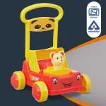 Dash First Step Sit-to-Stand Activity Baby Push Walker (9 Months to 18 Months, Red)