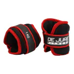 De Jure Fitness Ankle Weight 1Kg x 2Pc Ankle Weights for Running, Jogging, Cycling, Exercise, Gym, Workout (1 KG Pair)