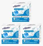 Atomic Dishwasher Detergent Tablets Bulk, Hygienic Clean & Shine with Bio Enzyme Power, Pack of 3 (45 X 3 - 135 Tablets)