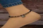 Mewow Trends Yin and Yang Charm Adjustable Alloy Anklet