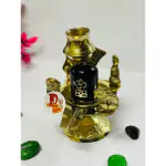 DARIDRA BHANJAN - Brass Big Shiv Parivar Shivling, Shivling Kalash Stand with Trishul & Nag for Pooja Items, Brass Idol | Sawan | Shivratri Pooja | Home Pooja | Temple | Shivling Abhishek 11cm Height | Shiv Parivar.