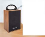 CLUBCLASSY Sonilex Bluetooth Speaker with Mobile Stand Wooden SL-BS905FM,re.and Answer Calls,tf Card Slot, fm,Chargeable