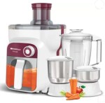 HAVELLS Stilus XL 500 Juicer Mixer Grinder (4 Jars, Burgundy)