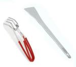 Zms Marketing Steel Tong And Spatula For Dosa Kitchen Tool Set (Combo Of 2)