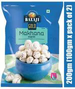 Lali Balaji Gold Makhana (Fox Nut) 200 g (pack of 2, 100g each)