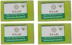 Khadi Herbal Natural Neem Tulsi Glycerine Bath Soap, 125 Gm Each (Pack Of 4)