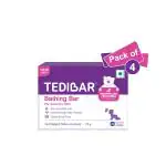 Tedibar Baby Bathing Bar -75g x (Pack of 4) (Count of 4 Bar ) | For Baby’s Sensitive Skin | Gentle Cleansing, Skin-friendly - By Torrent Pharma