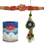 Yuvraj Rasgulla 1 Kg Pack And Bhaiya Or Bhabhi Rakhi Mithai