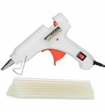 Fadman White Plastic 20 W Mini Hot Melt Glue Gun With 20 Glue Sticks, 7 Mm