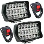Eshopglee Super Bright LED Light Bar Universal Fog Lights for Bike and Cars with On and Off Switch (pack of 2)