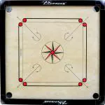 ZS PRIME Full Size (32 inch) Wooden Carrom Board with Coinset, Striker | Premium Wooden Carrom Board with Smooth Playing Surface, Durable Frame