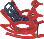 Babyjoys Baby Rocking Chair-Red & Blue Suitable for Age up to 3 Years