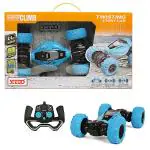 Ralleyz SEEDO Remote Control Rechargeable Twisting Stunt Car, 360 Degree Double Sided Rotation 2.4 GHz, All Terrain RC Vehicle Toy, 8Yrs+, Blue